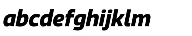 Nusara Extra Bold Italic