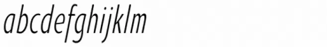 Oksana Sans Compressed Italic