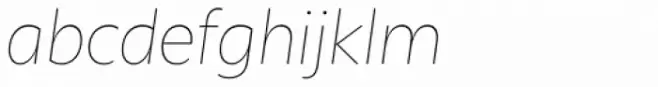 Olivetta Thin Italic