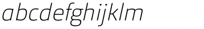 Orgon Thin Italic