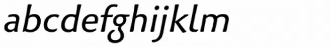 Palatino Sans Pro Italic