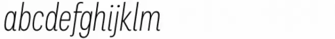 Palo Compressed Extralight Italic