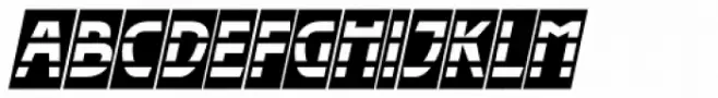 Paris Metro Reverse Italic