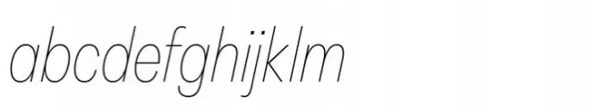 Peridot Latin Narrow Thin Italic