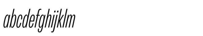 Peridot PE Compressed Light Italic