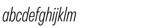 Peridot PE Condensed Light Italic