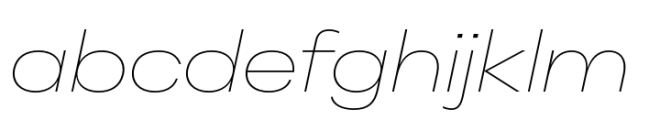 Peridot PE Extended Thin Italic