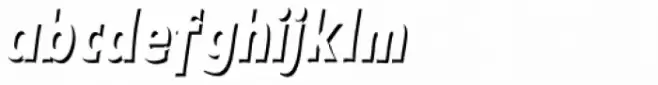 Pesto Fresco Italic Shadow down right