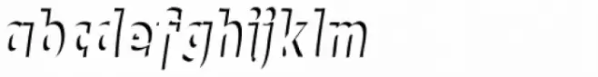 Pesto Fresco Italic Shadow up right