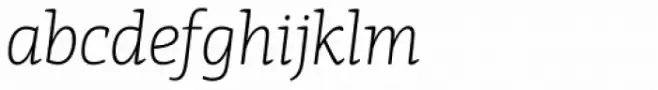 PF Centro Slab Press Thin Italic