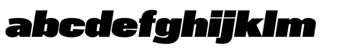 PG Grotesque Extended Ultra Italic