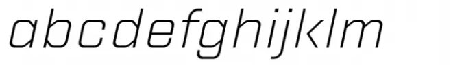 Phatthana Extra Light Italic