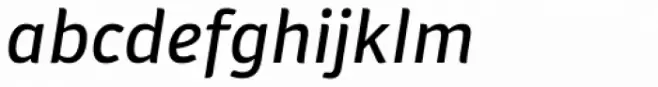 Plantago Extended Medium Italic