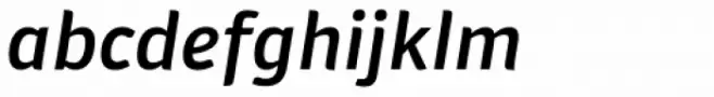 Plantago Extended Semibold Italic