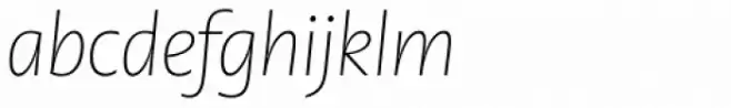 PMN Caecilia Sans Pro Head ExtraLight Italic