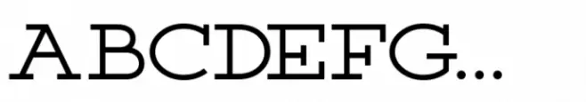Poster Slabserif JNL Regular