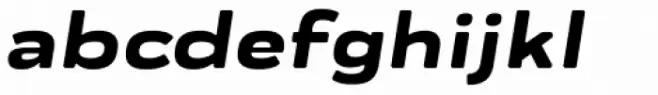 Praktika Round ExtraBold Extended Italic