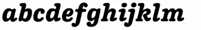 Pueblito Extra Bold Italic