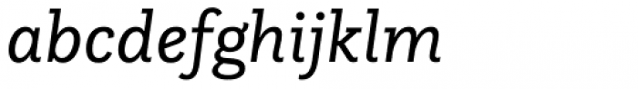 Questa Slab Italic