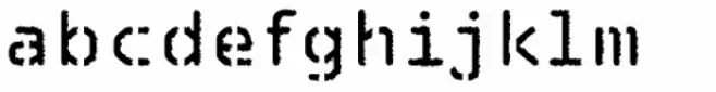 Reedon Stencil EF Rough Text