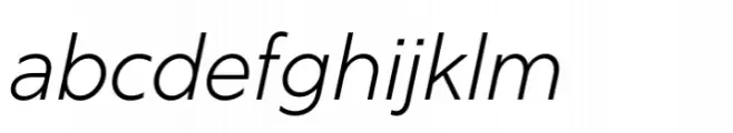 Rig Sans Light Italic