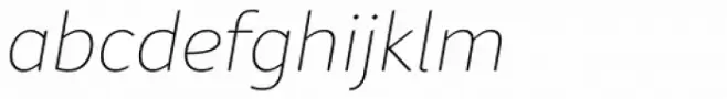 Rival Sans Thin Italic