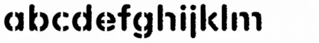 Rounded Stencil EF Bold Rough