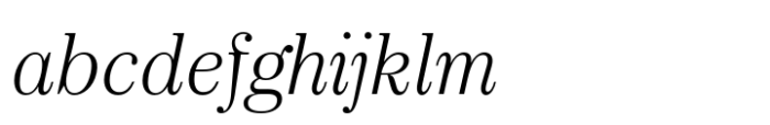 Royal Theater Serif Std Extralight Italic