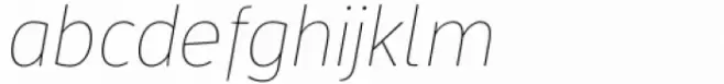 Salda xL Hairline Italic