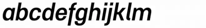Samplex Demi Bold Italic