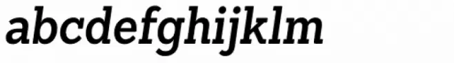 Sanchez Condensed SemiBold Italic