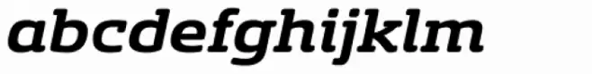 Sancoale Slab Soft Extended Bold Italic