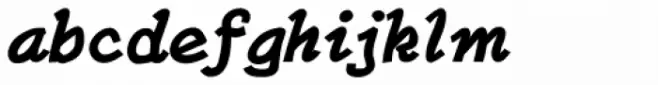 SarahfSlob Extra Bold Italic