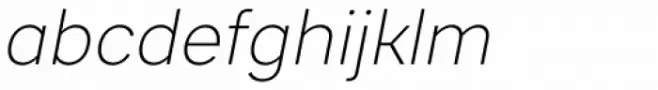 Sebino Extra Light Italic