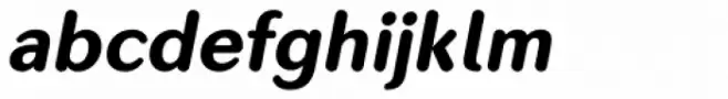 Seconda Round Heavy Italic