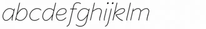Selene Extra Light Italic