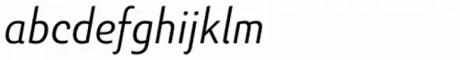 Senlot Sans Condensed Light Italic