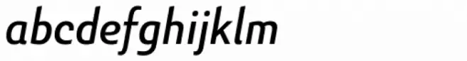Senlot Sans Condensed Medium Italic