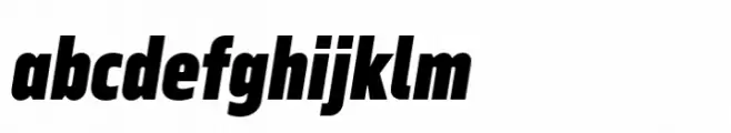 Serca Condensed Black Italic