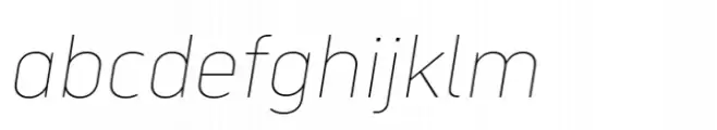 Serca Thin Italic
