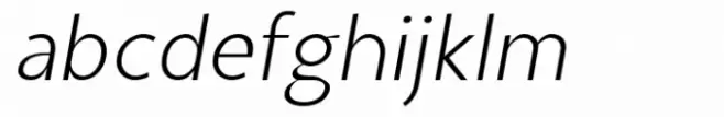 SK Monaco Thin Italic