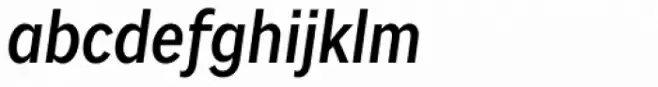 Sole Sans Condensed Medium Italic