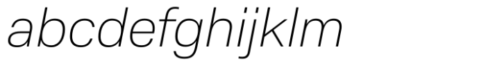 Solidus Thin Italic