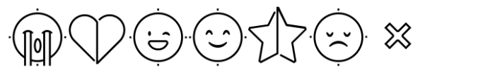Square Line Icons Interface Inter