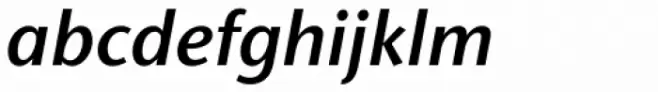 Stone Sans Std SemiBold Italic