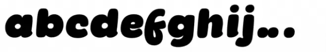 Superpop Black Italic