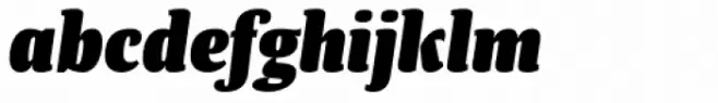 Tanger Serif Narrow Heavy Italic