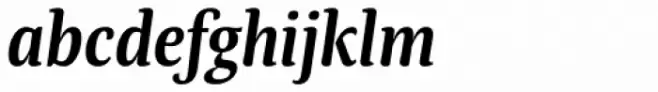 Tanger Serif Narrow SemiBold Italic
