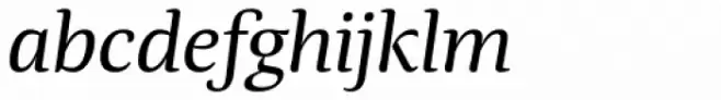 Tanger Serif Wide Italic