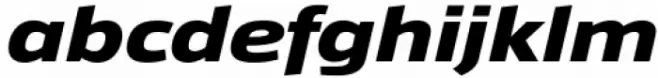 Taz Extended ExtraBold Italic